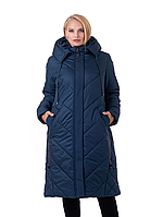 Женские зимние куртки больших размеров 52-70 малахит