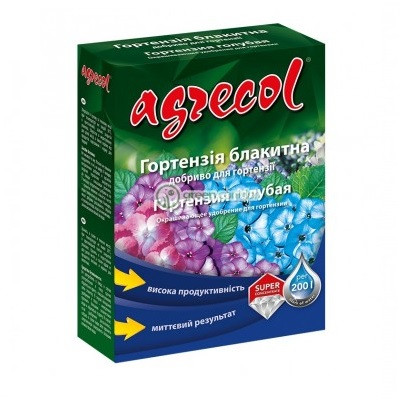 Добриво для гортензії блакитної Agrecol 7-0-12.5, 0.2 кг