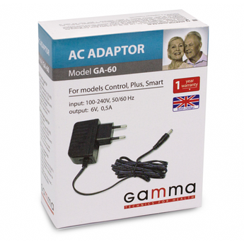 Адаптер мережевий Gamma GA-60 для тонометрів (Optima, Control, Smart, Plus) гарантія 1 рік