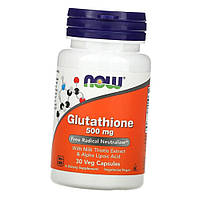Глутатіон Now Foods Glutathione 500 mg 30 капсул веган