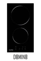 Варочна поверхня електрична VENTOLUX VB 62 TC склокераміка чорна, 2 конфорки