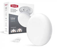 Точечный врезной LED светильник MAXUS SP Surface 18W 4100K Circle