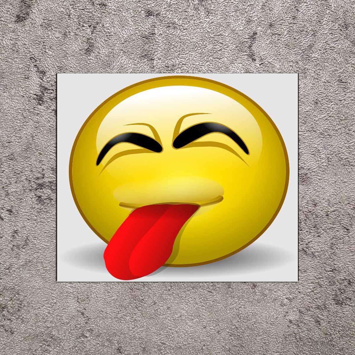 Наклейка на авто Смайл