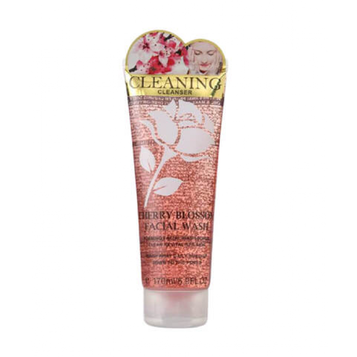 Гель-скраб для вмивання Wokali Cherry Blossom Foaming Facial Wash Scrub WKL589 170 мл