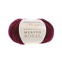 Пряжа Alize Merino Royal 60 чорний (Алізе Меріно Роял) 100% вовна superwash супервош, преміум якість