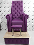Педикюрне крісло трон Queen, фото 5