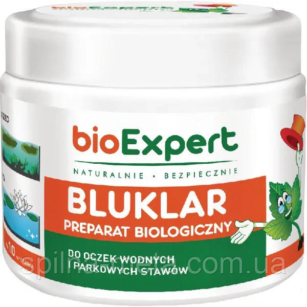 Біопрепарат для очищення водойм від водоростей і забруднення BluKlar, 250 г