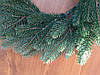 Вінок хвойний штучний новорічний Литий Елітний Зелений 50 см, Новорічний декор для дому, фото 2