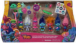 Троллі набір усі тролі Стильна колекція DreamWorks Trolls Stylin' Troll Collection Pack