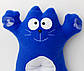 Кіт Саймон  Найкращий водій на присосках синій -Іграшка в авто Кіт Саймон - Подарунок автомобілісту, фото 4