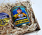 Подарунковий набір на День Козацтва "Супер Козак" (консервовані шкарпетки і значок) - Подарунок на День Захисника, фото 3
