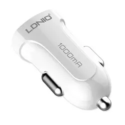 Автомобільний зарядний пристрій LDNIO DL-C17 1 A 1xUSB + кабель micro USB