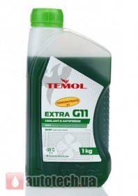 АНТИФРИЗ TEMOL EXTRA G11 ЗЕЛЕНИЙ