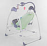 Колисальний центр дитячий з пультом JOY 3в1 CX-11009 Дитяче крісло-гойдалка з пультом зелений, фото 3