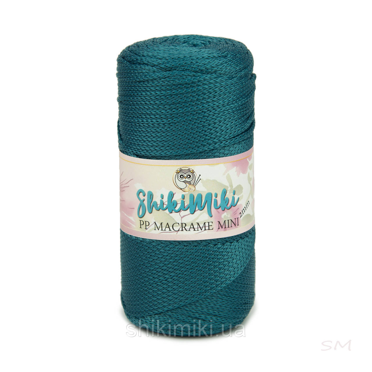 Трикотажний шнур поліпропіленовий PP Macrame, колір Морська хвиля