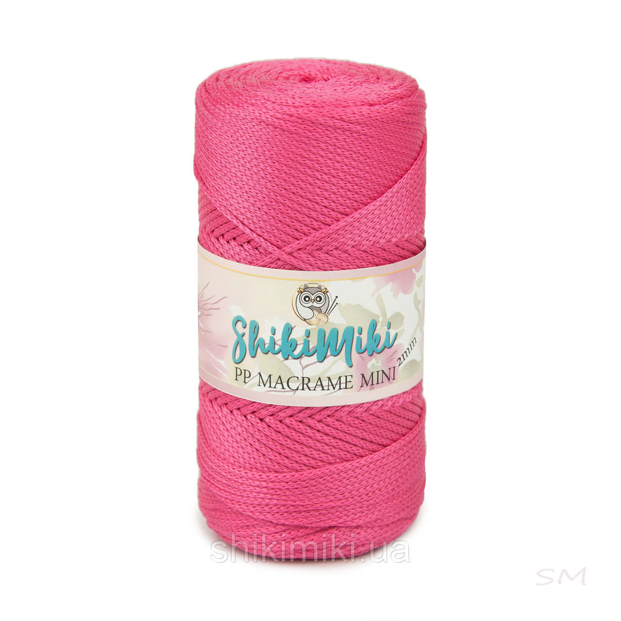 Трикотажний шнур поліпропіленовий PP Macrame, колір Малиновий