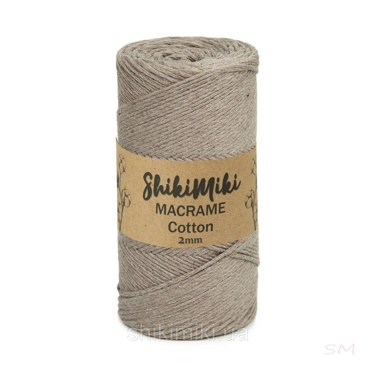 Еко Шнур Cotton Macrame, колір Капучіно L, фото 1