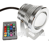 Світильник підводний LED RGB IP67 10 W 12 V з пультом, фото 2