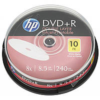 Диски DVD+R DL 8.5 gb HP\ Hewlett Packard printable TAIWAN