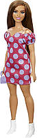 Кукла Барби Модница витилиго Barbie Fashionistas Doll with Vitiligo Polka Dot Dress 171 GRB62