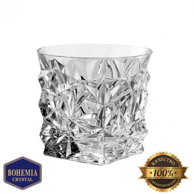 Набір склянок для віскі скло Bohemia Glacier 350 мл 6 шт (4505)