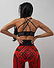 Лосини Bona Fide Bona Corsage Cobra "Red" XS червоні, фото 4
