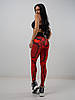 Лосини Bona Fide Bona Corsage Cobra "Red" XS червоні, фото 5