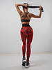 Лосини Bona Fide Bona Corsage Cobra "Red" XS червоні, фото 3