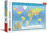 Пазл 2000 Политическая карта мира (Political Map of The World)