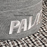 Крута Жіноча шапка Palace світло-сіра Туреччина Палас Трендова Новинка Новинка 2021 року зима VIP, фото 3
