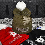 Крута чоловіча шапка Reebok Classic хакі Туреччина Рібок Брендовий Модна Хайповая зима Молодіжна VIP, фото 6
