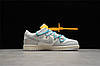 Кросівки жіночі Off-White x Nike Dunk Low / DNK-302, фото 4
