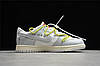 Кросівки жіночі Off-White x Nike Dunk Low / DNK-303, фото 4