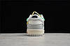 Кросівки жіночі Off-White x Nike Dunk Low / DNK-307, фото 3