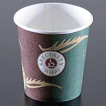 Стакани для кави Huhtamaki SP4 Coffee to go Mix 100 мл 80 шт паперові