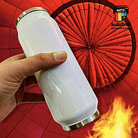 Термокухоль білий (500 мл) + друк фото/лого/ картинка/ напис/прикол