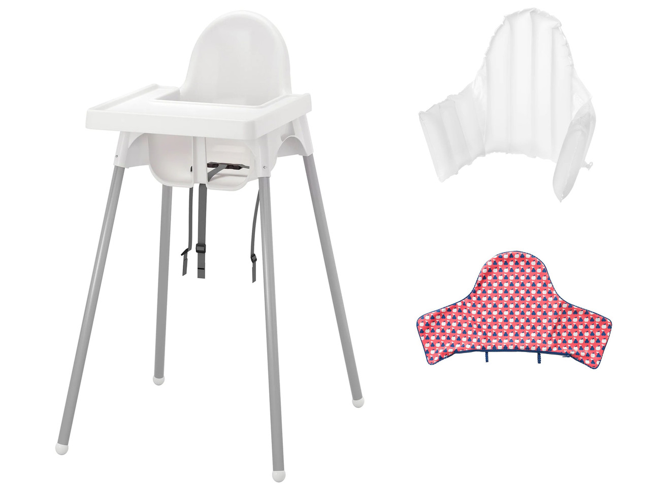 Стільчик для годування зі стільницею IKEA ANTILOP +стіл +подушка +чохол