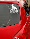 Автомобільна наклейка Бостон-тер'єр (Boston Terrier On Board), фото 4