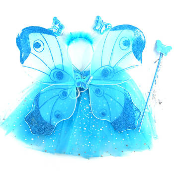 Дитячий карнавальний костюм "Метелик" 4 предмета - карнавальний костюм для дівчинки