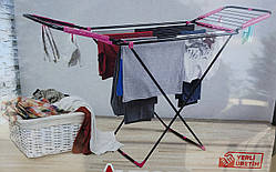 Сушарка для білизни підлогова посилена 17.5 м Аврора Туреччина чорна