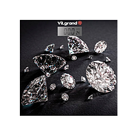 Весы напольные 30х30 до 180 кг ViLgrand Diamonds + термометр