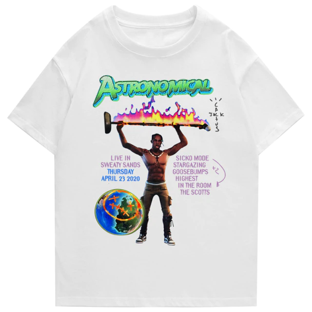 Футболка біла LOYS Cactus Jack AstroWorld Tour XS