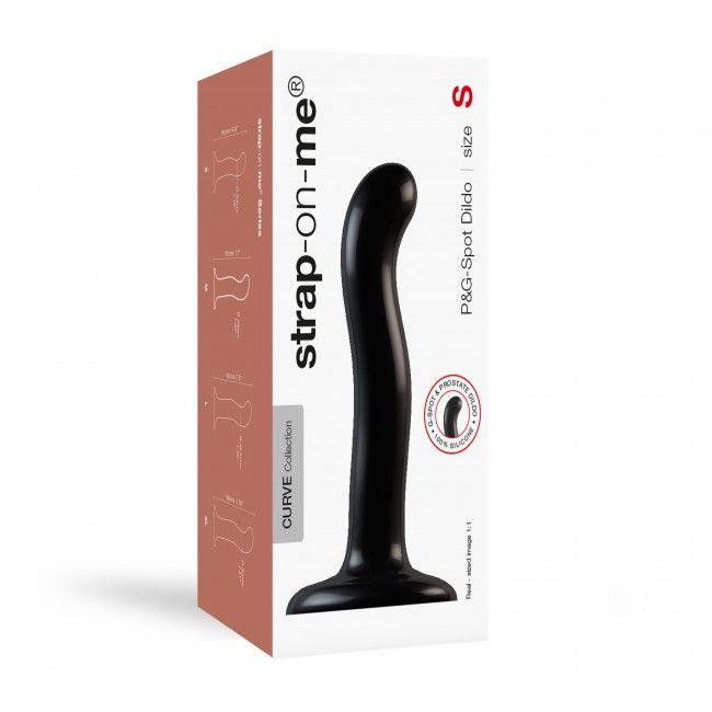 Гладкий фалоімітатор (для страпона) Strap-On-Me P&G-Spot Dildo 16,4см