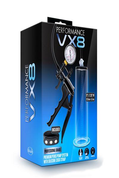 Вакуумна помпа для чоловіків з манометром Premium Penis Pump VX8