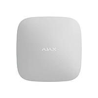 Інтелектуальна централь Ajax Hub 2 Plus (8EU/ECG) UA white з підтримкою 2 SIM-карт, LTE та Wi-Fi, підтримкою