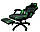 Крісло геймерське, ігрове, спортивне Deus Large Green чорно зелене, фото 3