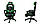 Крісло геймерське, ігрове, спортивне Deus Large Green чорно зелене, фото 2