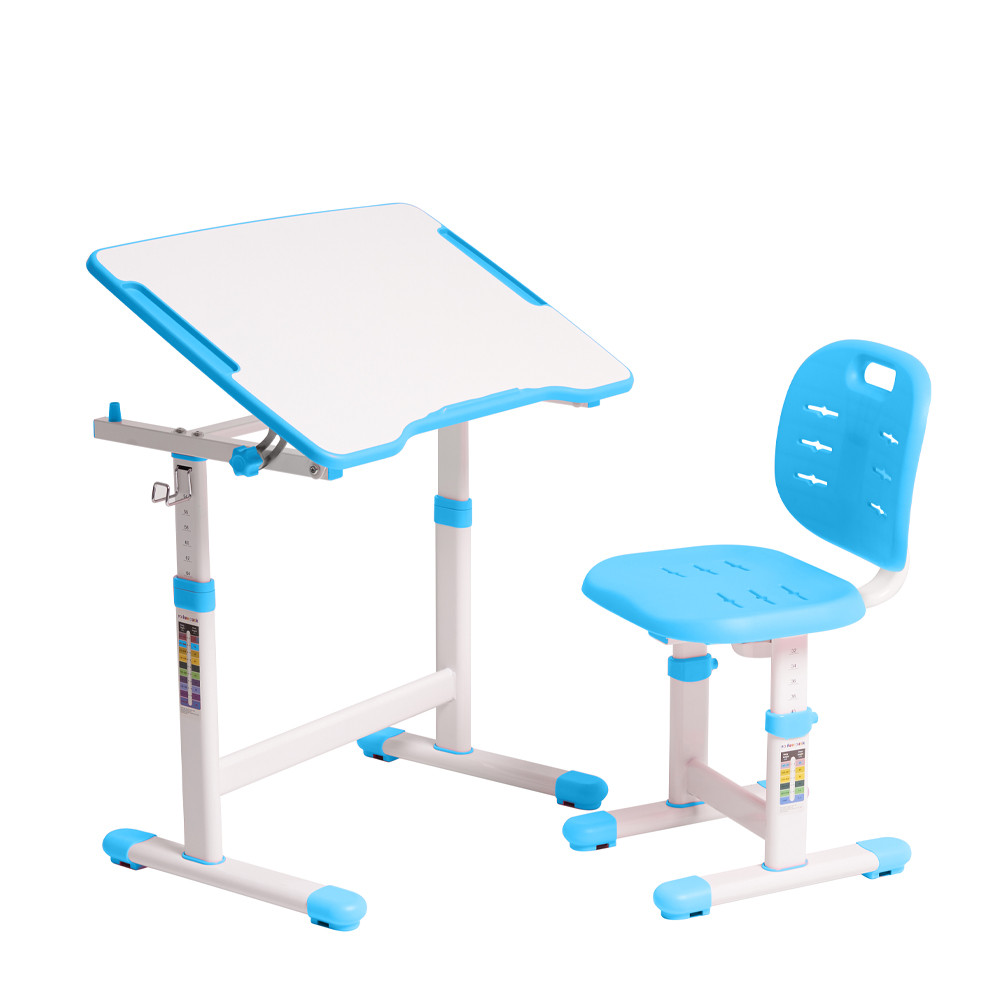 Комплект парта + стілець трансформери Omino Blue FunDesk