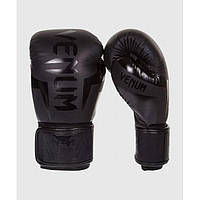 Боксёрские перчатки Venum Elite Boxing Glove Black 16 ун