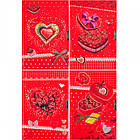 Блокнот дитячий на замочку Серця  в лінію арт. 32K0801, фото 2